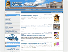 Tablet Screenshot of comune.crespino.ro.it